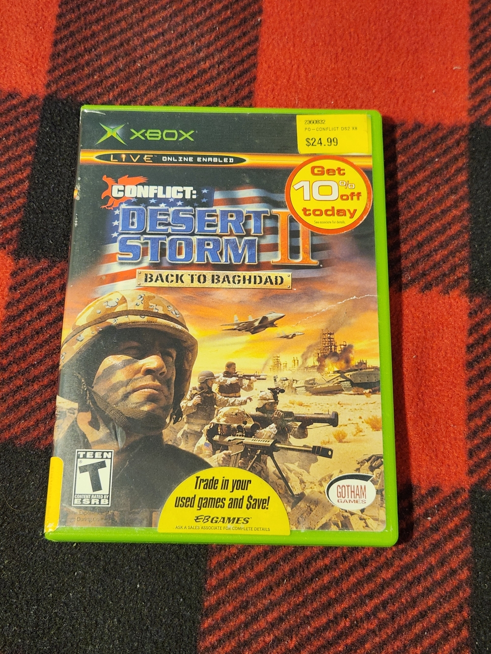 Original Xbox Conflict Desert Storm II Back To Baghdad Xbox Game